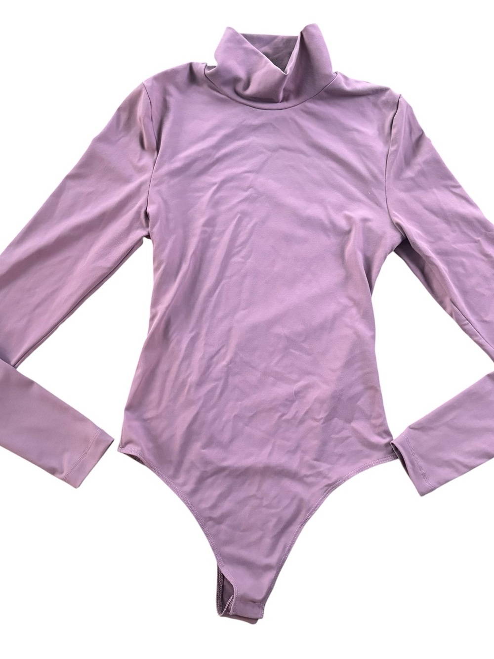 Promise Lavender Pink Long-Sleeve Turtleneck Bodysuit